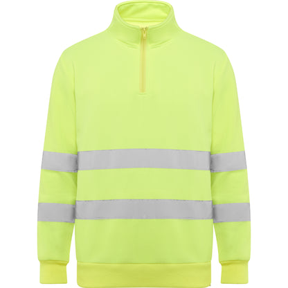 SUDADERA ALTA VISIBILIDAD CON CREMALLERA SPICA