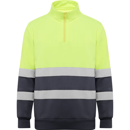 SUDADERA ALTA VISIBILIDAD CON CREMALLERA SPICA