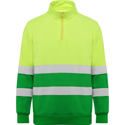 SUDADERA ALTA VISIBILIDAD CON CREMALLERA SPICA
