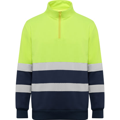 SUDADERA ALTA VISIBILIDAD CON CREMALLERA SPICA