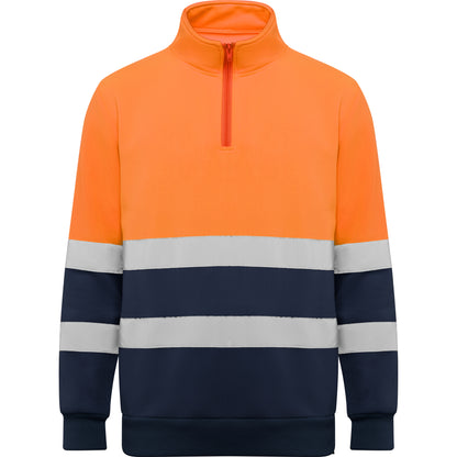 SUDADERA ALTA VISIBILIDAD CON CREMALLERA SPICA