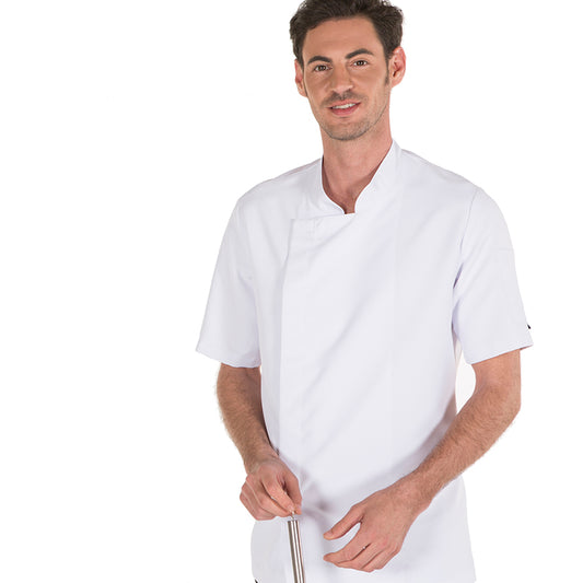 CHAQUETA COCINA UNISEX RIVERA MICROFIBRA