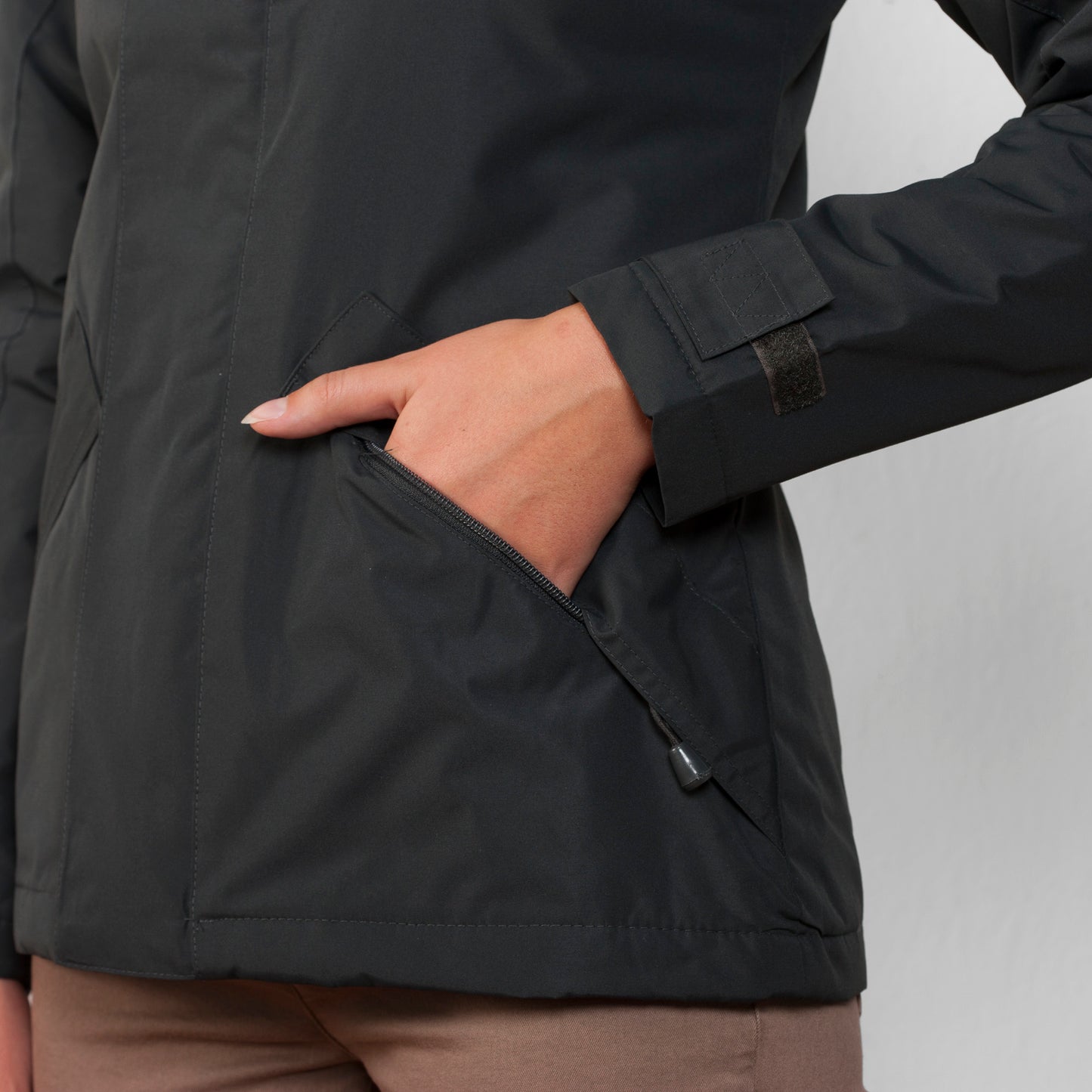 PARKA MUJER CUELLO ALTO