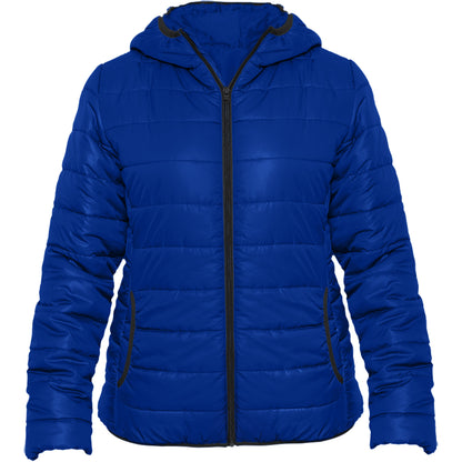 CHAQUETA ACOLCHADA CON CAPUCHA MUJER GROENLANDIA