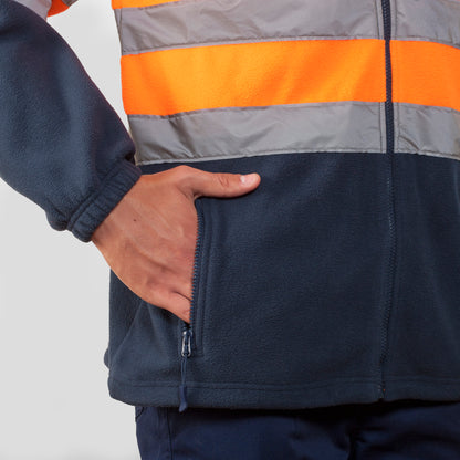 CHAQUETA POLAR NARANJA ALTA VISIBILIDAD ALTAIR