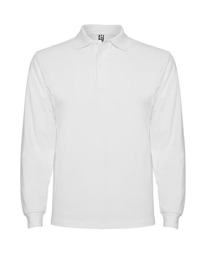 Polo Estrella manga larga color blanco