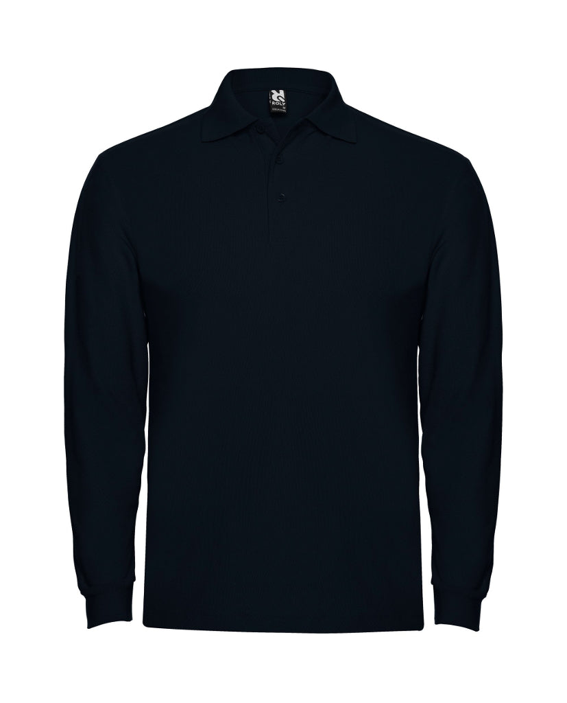 Polo Estrella manga larga color azul marino