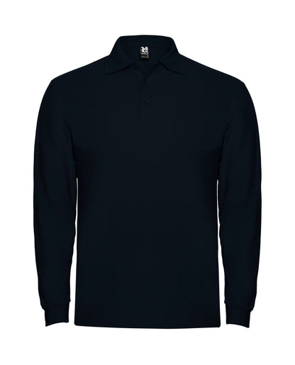 Polo Estrella manga larga color azul marino