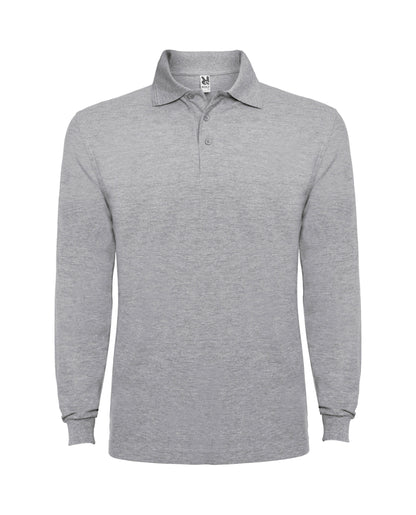 Polo Estrella manga larga color gris vigoré