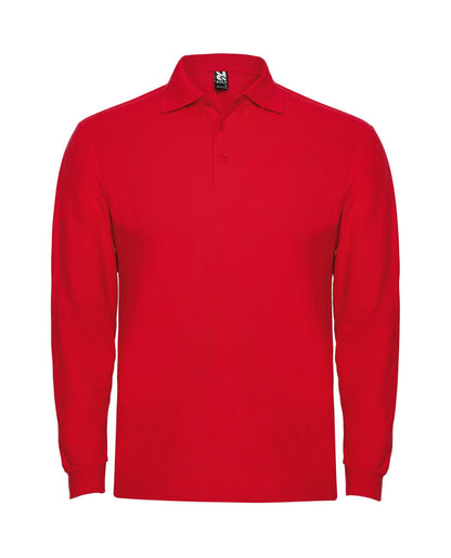Polo Estrella manga larga color verde rojo