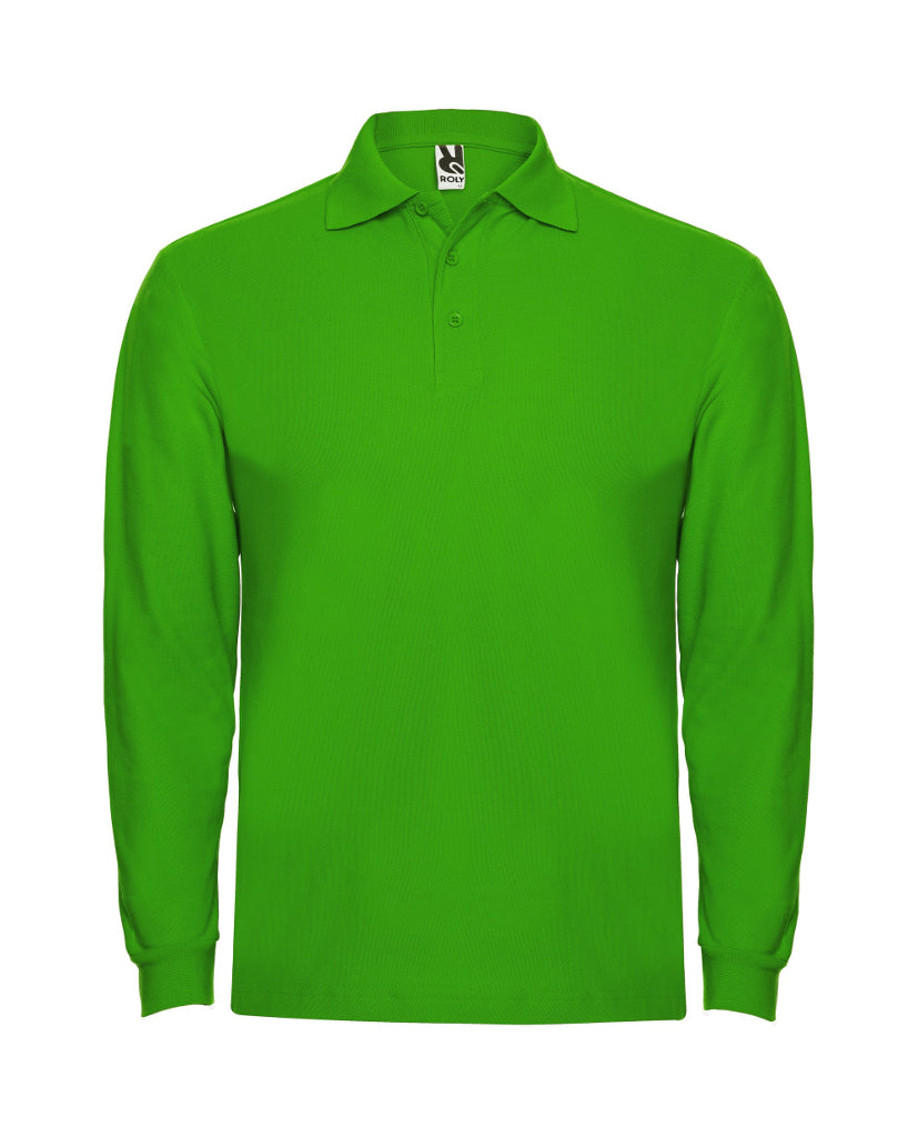 Polo Estrella manga larga color verde grass