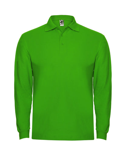 Polo Estrella manga larga color verde grass
