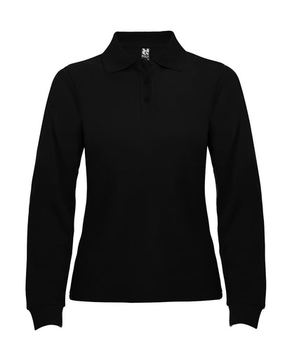 Polo Estrella mujer manga larga color negro