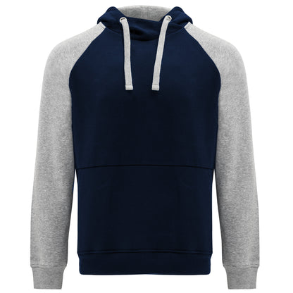 SUDADERA BICOLOR CON CAPUCHA BADET