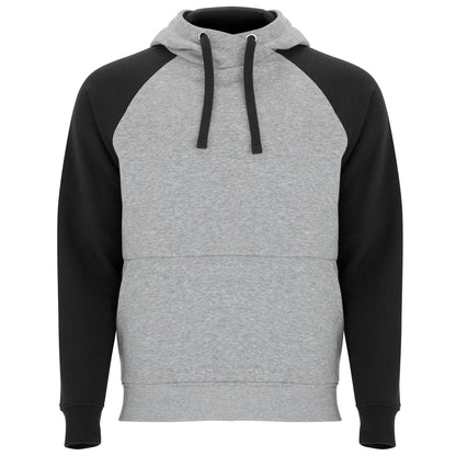 SUDADERA BICOLOR CON CAPUCHA BADET