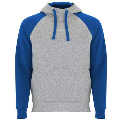 SUDADERA BICOLOR CON CAPUCHA BADET