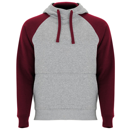 SUDADERA BICOLOR CON CAPUCHA BADET