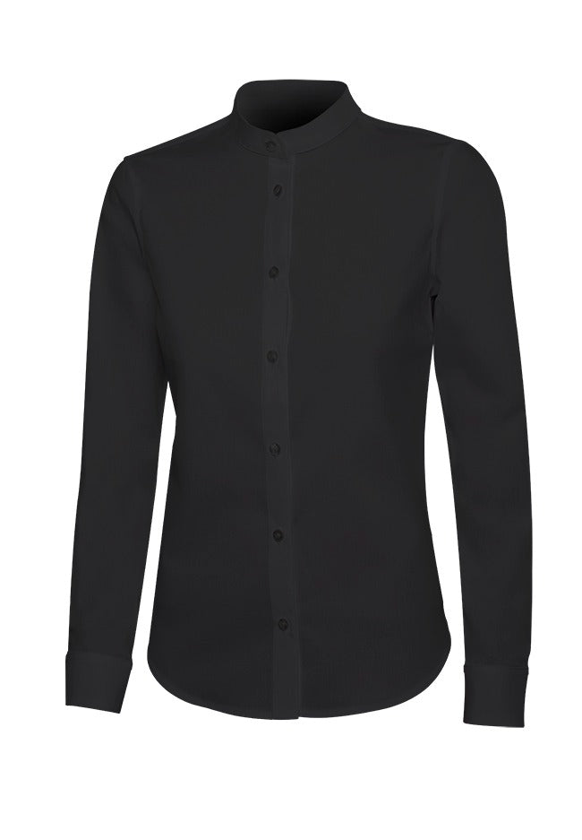 CAMISA MUJER MANGA LARGA CUELLO MAHO