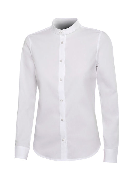 CAMISA MUJER MANGA LARGA CUELLO MAHO