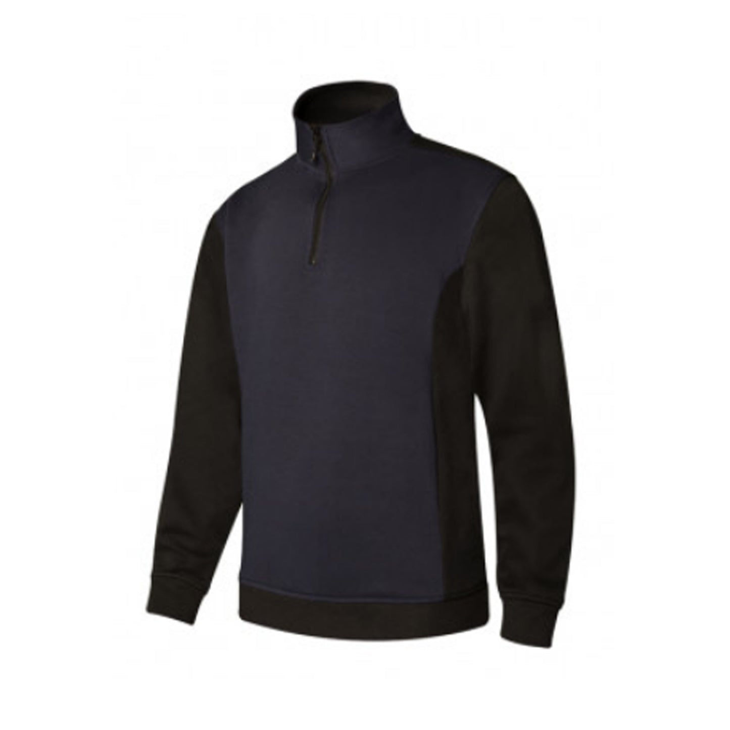 SUDADERA CUELLO CREMALLERA BICOLOR