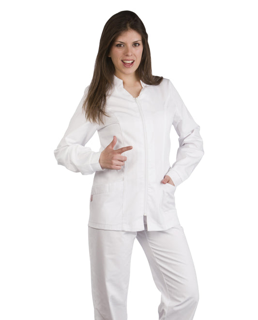 Bata modelo 51300319 color blanco
