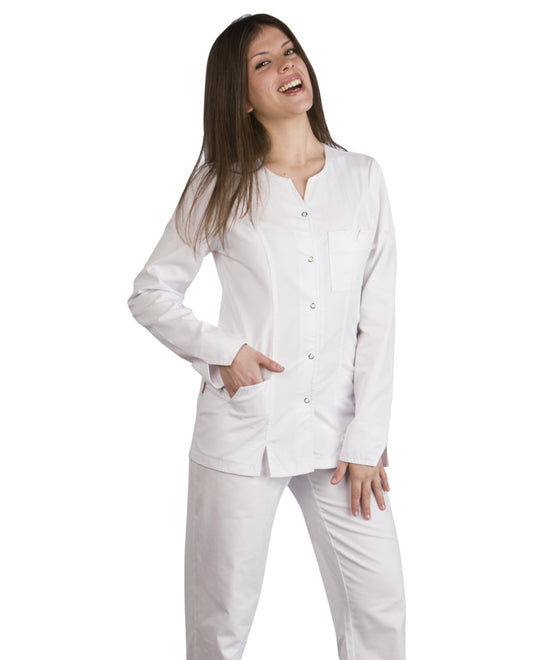 Bata modelo 51306601 color blanco
