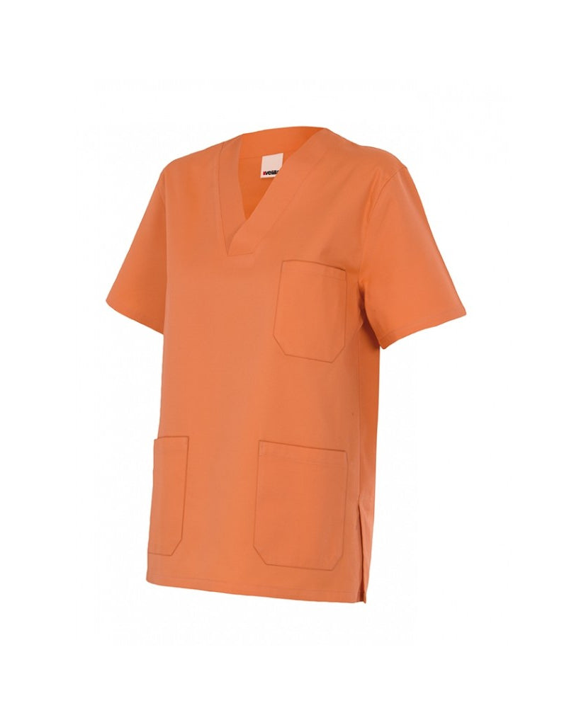 Camisola pijama manga corta modelo 589 naranja claro 22