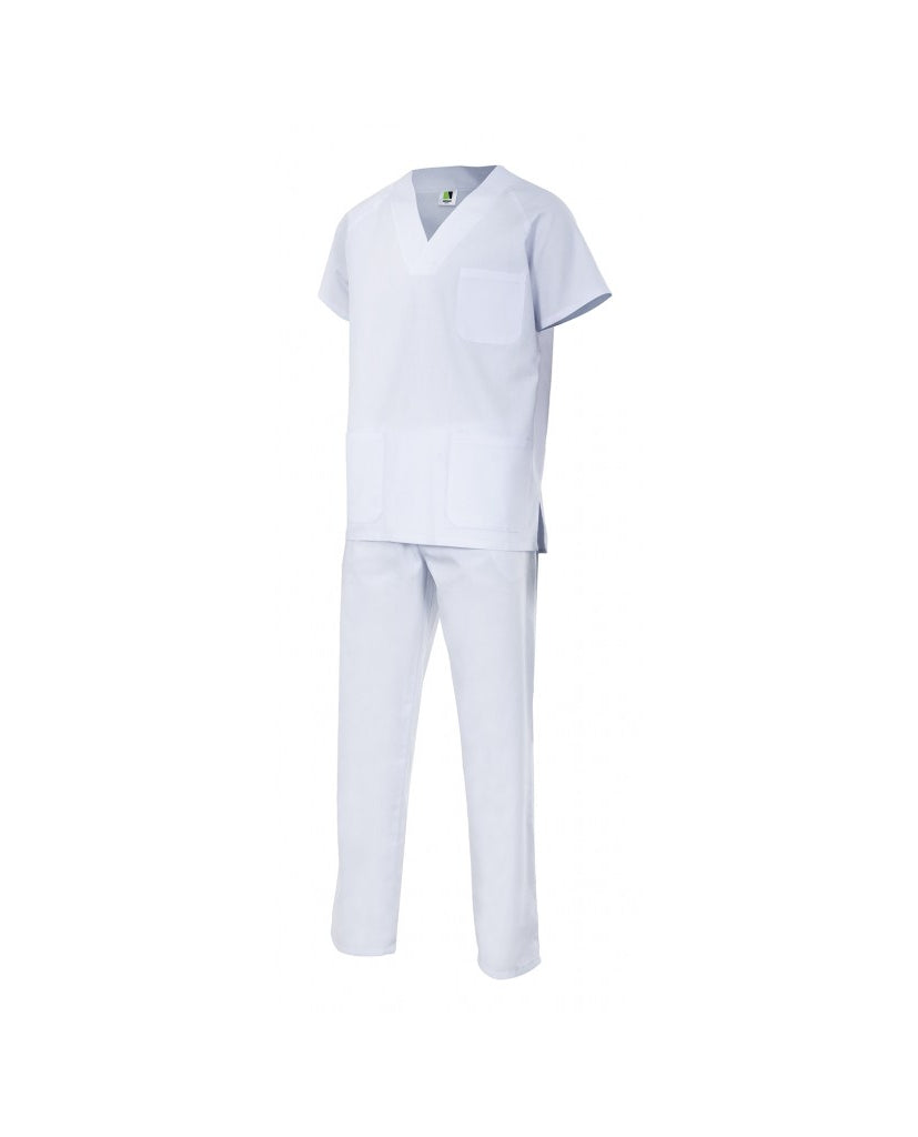 conjunto pijama manga corta modelo 800 blanco 7