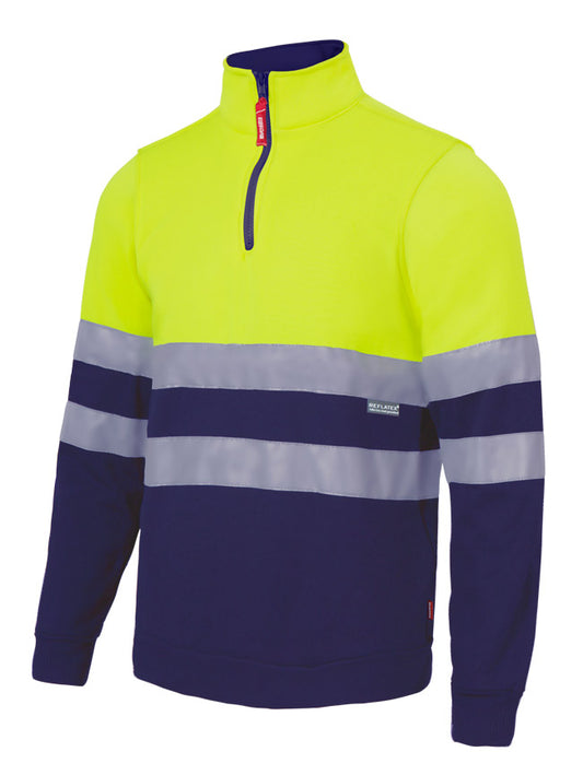 SUDADERA ALTA VISIBILIDAD BICOLOR REFLECTANTE