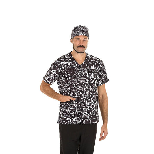 BLUSA MICROFIBRA UNISEX MOD BERTA DIBUJOS ANIMALES GARYS