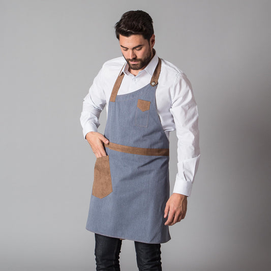 DELANTAL PETO COMBINADO ANTELINA
