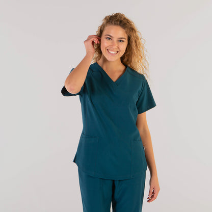 BLUSA MANGA CORTA PIJAMA MICROFIBRA -ROSALIA