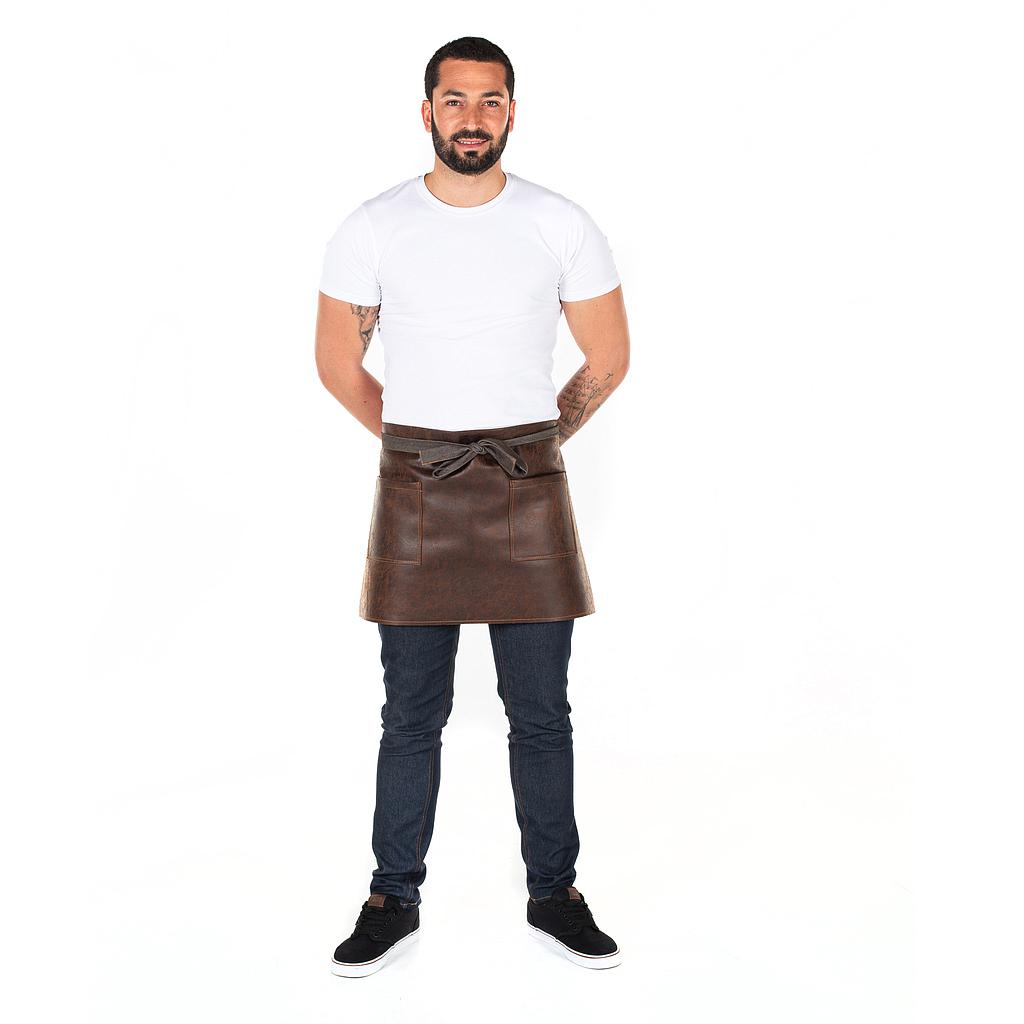 DELANTAL CORTO BARMAN MODELO CHIHUAHUA CUERO