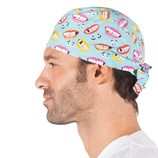 GORRO MICROFIBRA ANTIBACTERIAS DIENTES