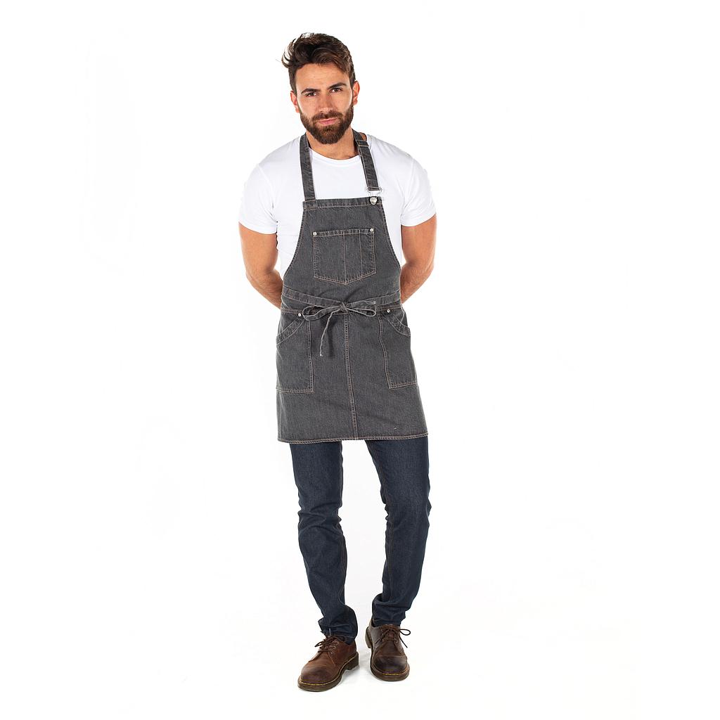 DELANTAL CON PETO TEJANO MODELO JUHA