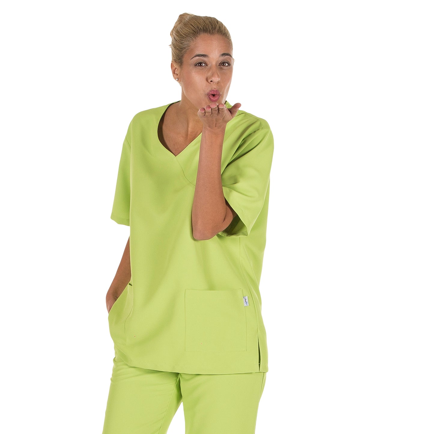CAMISOLA  MANGA CORTA UNISEX PIJAMA MICROFIBRA