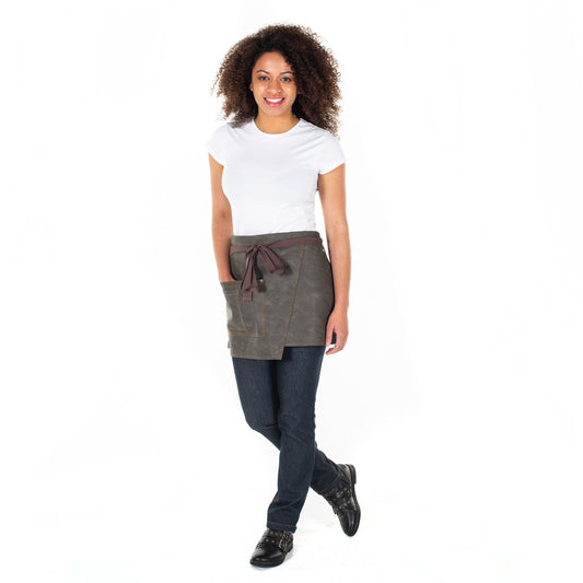 DELANTAL CORTO POLIPIEL DENIM NAMIB