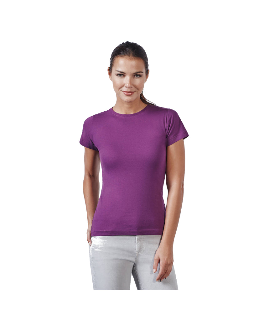 Camiseta mujer básica manga corta modelo entallado