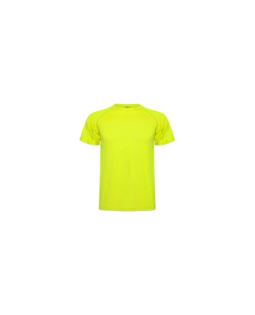 Camiseta Montecarlo hombre amarillo flúor