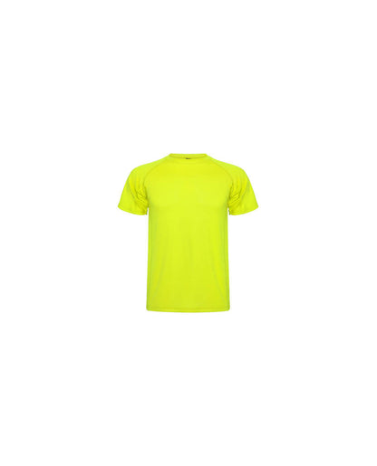 Camiseta Montecarlo hombre amarillo flúor