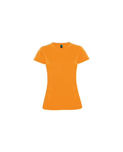 Camiseta Montecarlo mujer naranja flúor