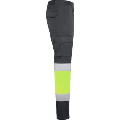 PANTALÓN ELÁSTICO ALTA VISIBILIDAD MULTIBOLSILLOS