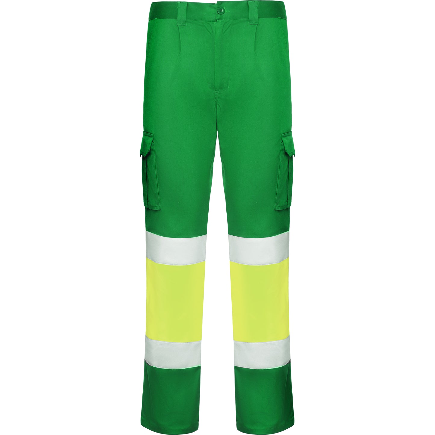 PANTALÓN ELÁSTICO ALTA VISIBILIDAD MULTIBOLSILLOS