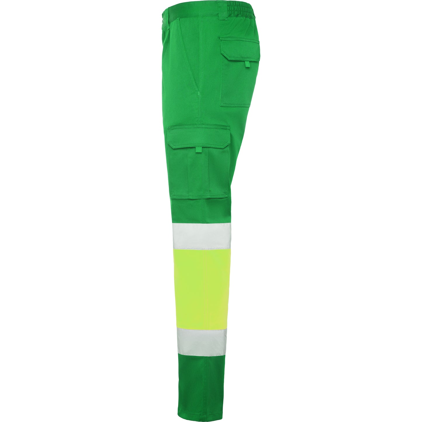 PANTALÓN ELÁSTICO ALTA VISIBILIDAD MULTIBOLSILLOS