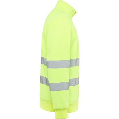 SUDADERA ALTA VISIBILIDAD CON CREMALLERA SPICA