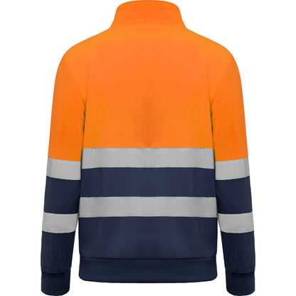 SUDADERA ALTA VISIBILIDAD CON CREMALLERA SPICA