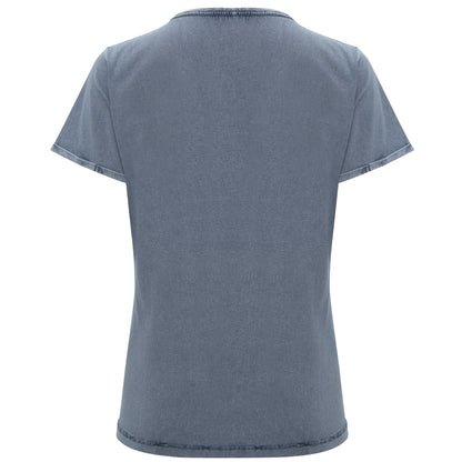 CAMISETA MUJER MANGA CORTA TEJANA