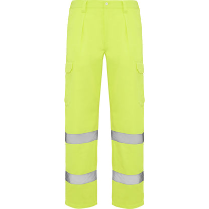 PANTALÓN DE ALTA VISIBILIDAD AMARILLO FLUOR ALFA