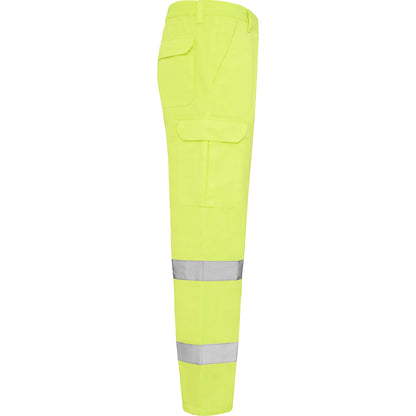 PANTALÓN DE ALTA VISIBILIDAD AMARILLO FLUOR ALFA
