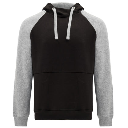 SUDADERA BICOLOR CON CAPUCHA BADET